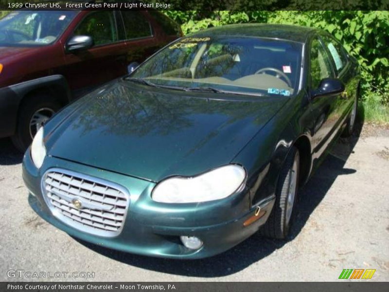 Forest Green Pearl / Light Pearl Beige 1999 Chrysler LHS