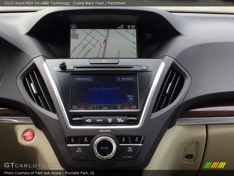 Crystal Black Pearl / Parchment 2016 Acura MDX SH-AWD Technology