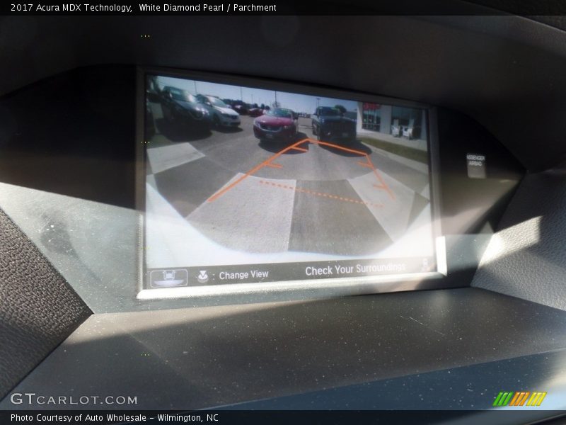 White Diamond Pearl / Parchment 2017 Acura MDX Technology