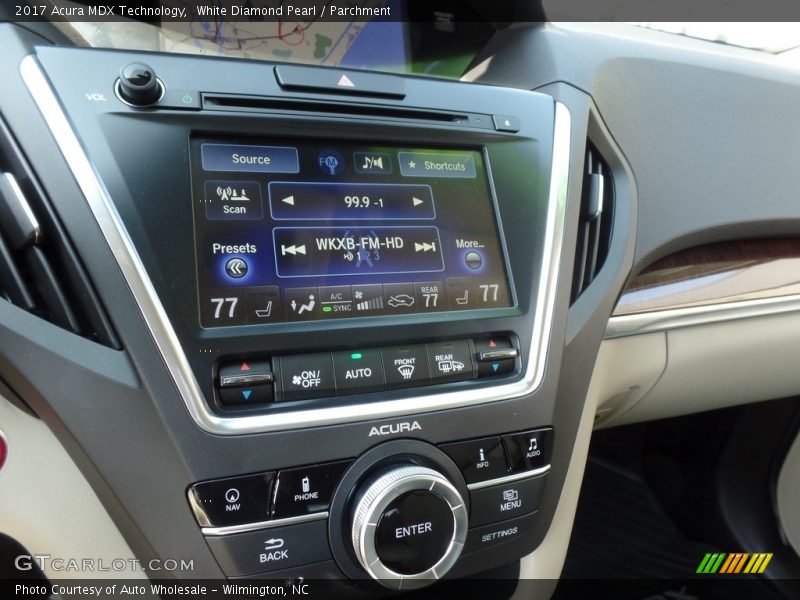 White Diamond Pearl / Parchment 2017 Acura MDX Technology