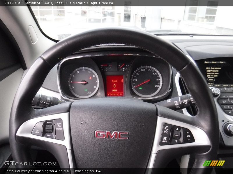Steel Blue Metallic / Light Titanium 2012 GMC Terrain SLT AWD