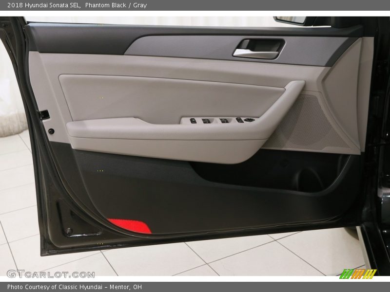 Phantom Black / Gray 2018 Hyundai Sonata SEL