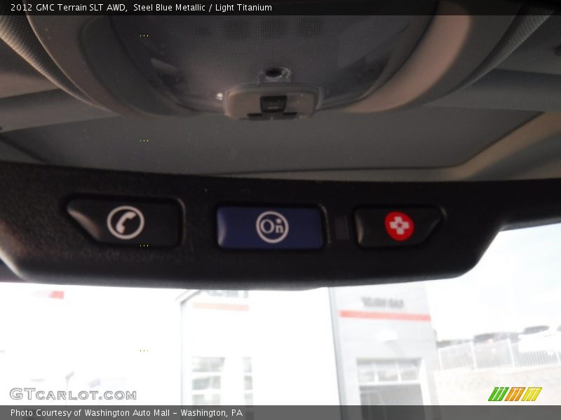 Steel Blue Metallic / Light Titanium 2012 GMC Terrain SLT AWD