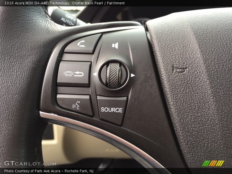 Crystal Black Pearl / Parchment 2016 Acura MDX SH-AWD Technology