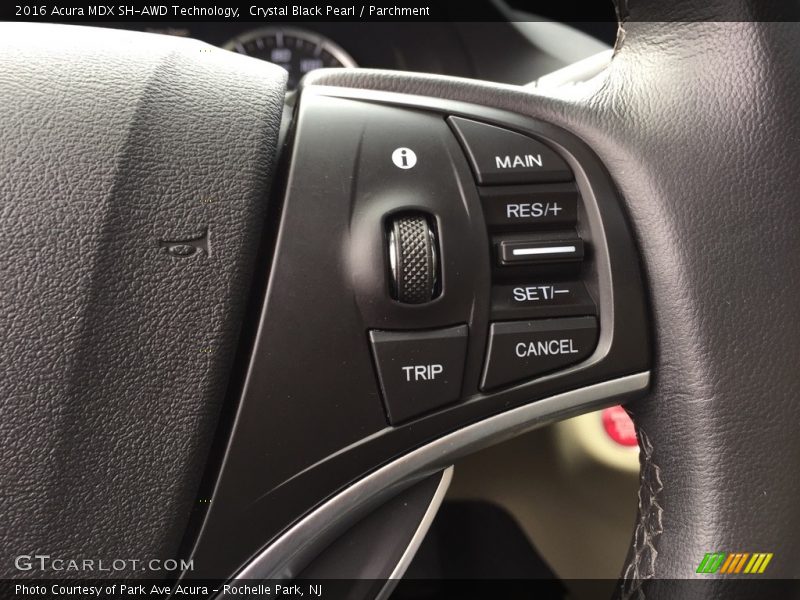 Crystal Black Pearl / Parchment 2016 Acura MDX SH-AWD Technology