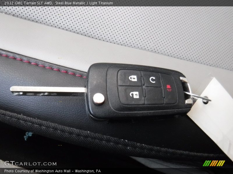 Steel Blue Metallic / Light Titanium 2012 GMC Terrain SLT AWD