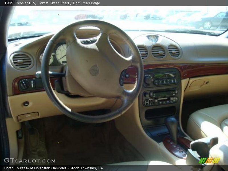 Forest Green Pearl / Light Pearl Beige 1999 Chrysler LHS