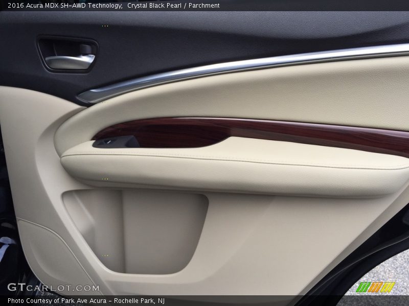Crystal Black Pearl / Parchment 2016 Acura MDX SH-AWD Technology