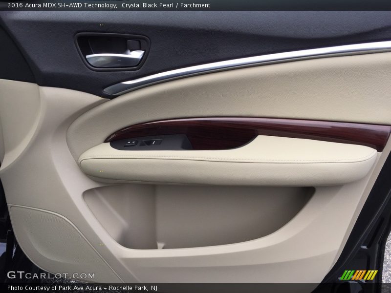 Crystal Black Pearl / Parchment 2016 Acura MDX SH-AWD Technology