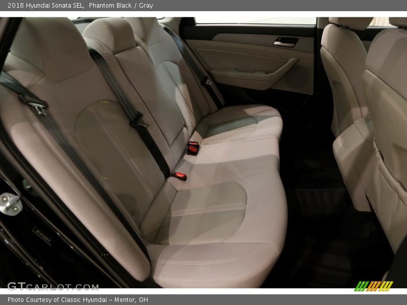 Phantom Black / Gray 2018 Hyundai Sonata SEL