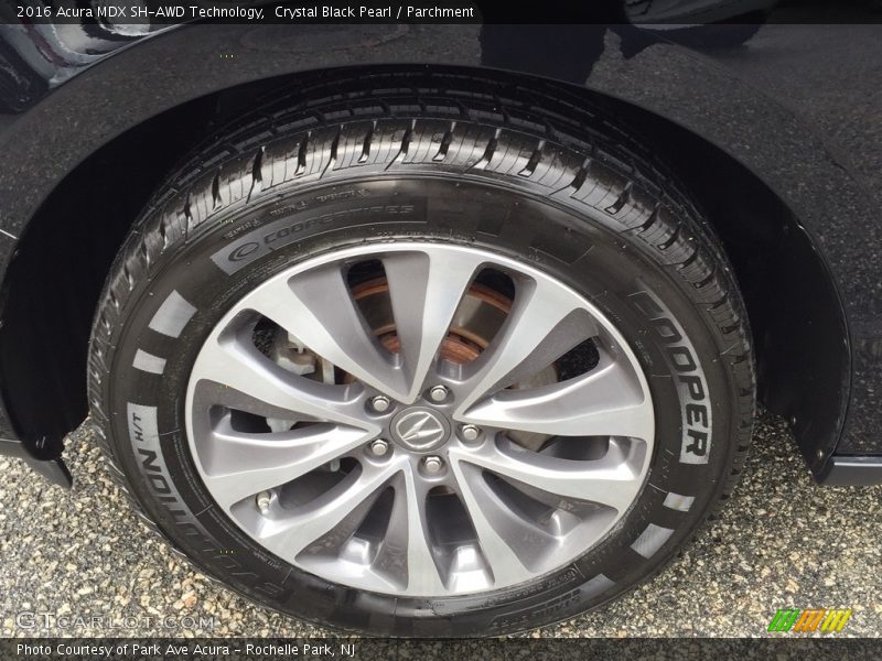 Crystal Black Pearl / Parchment 2016 Acura MDX SH-AWD Technology