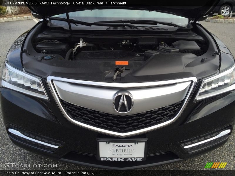 Crystal Black Pearl / Parchment 2016 Acura MDX SH-AWD Technology