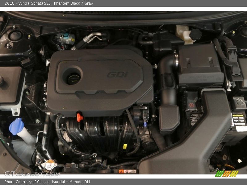 Phantom Black / Gray 2018 Hyundai Sonata SEL
