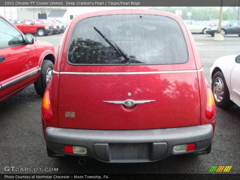 Deep Cranberry Pearl / Taupe/Pearl Beige 2001 Chrysler PT Cruiser Limited