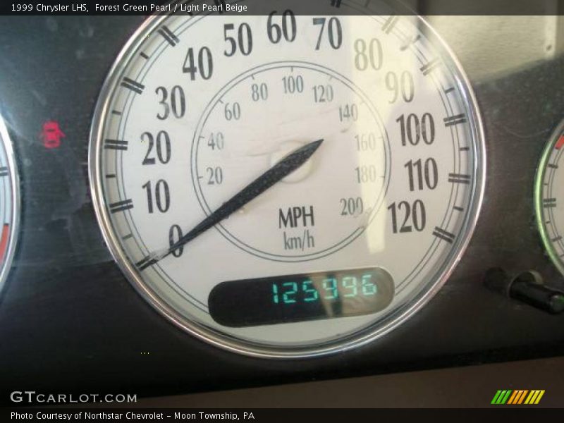 Forest Green Pearl / Light Pearl Beige 1999 Chrysler LHS