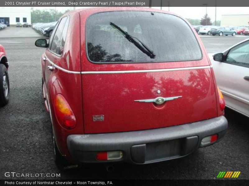 Deep Cranberry Pearl / Taupe/Pearl Beige 2001 Chrysler PT Cruiser Limited