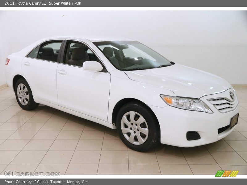 Super White / Ash 2011 Toyota Camry LE