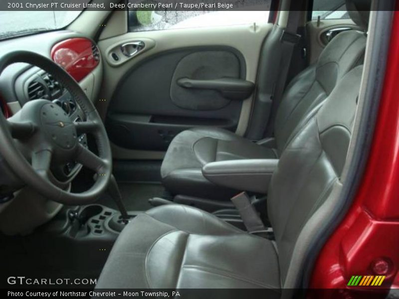 Deep Cranberry Pearl / Taupe/Pearl Beige 2001 Chrysler PT Cruiser Limited