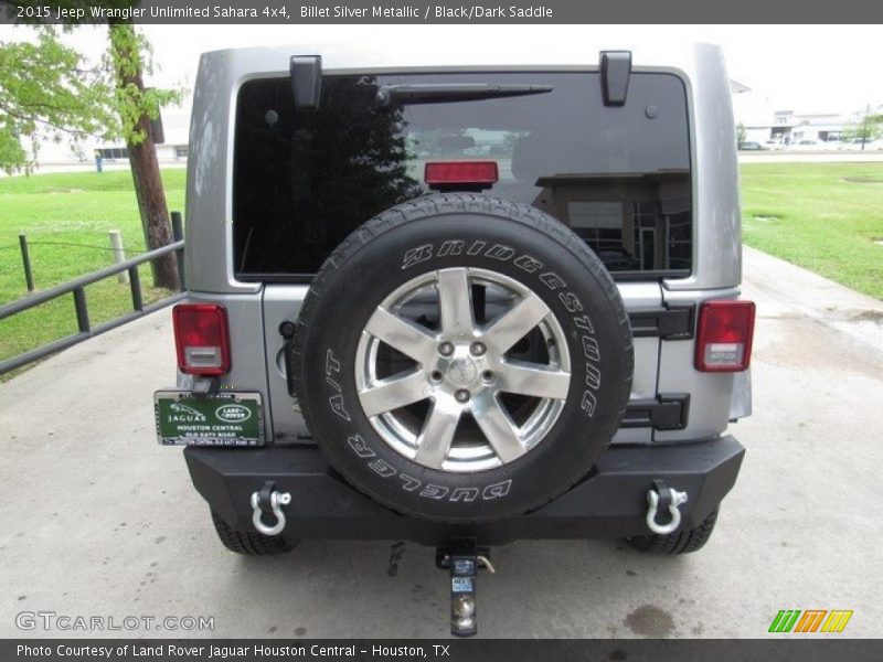 Billet Silver Metallic / Black/Dark Saddle 2015 Jeep Wrangler Unlimited Sahara 4x4