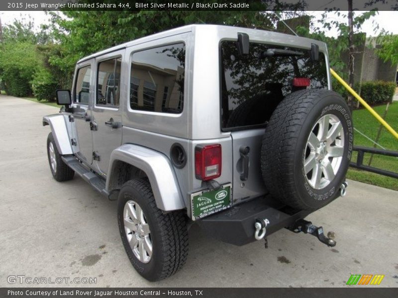 Billet Silver Metallic / Black/Dark Saddle 2015 Jeep Wrangler Unlimited Sahara 4x4