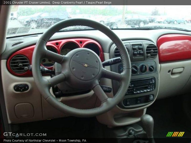 Deep Cranberry Pearl / Taupe/Pearl Beige 2001 Chrysler PT Cruiser Limited