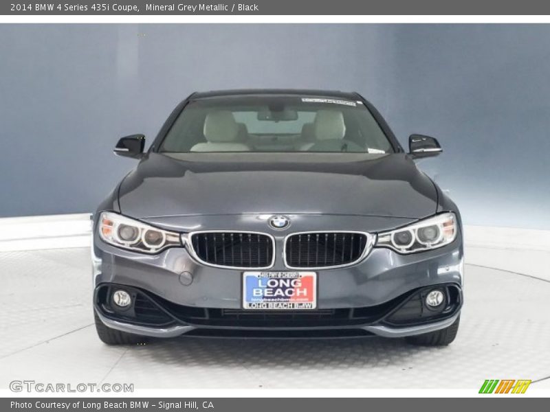 Mineral Grey Metallic / Black 2014 BMW 4 Series 435i Coupe