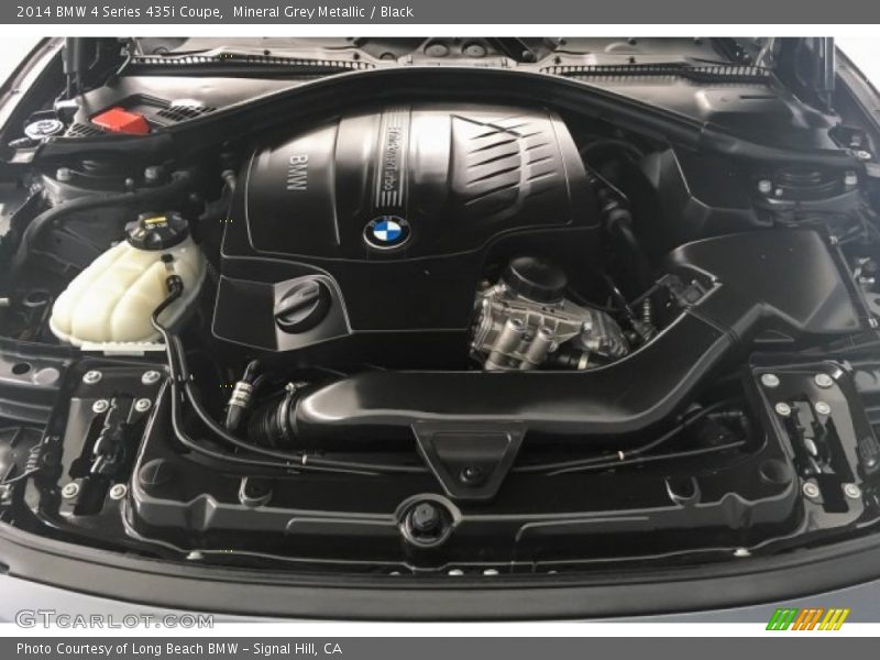 Mineral Grey Metallic / Black 2014 BMW 4 Series 435i Coupe