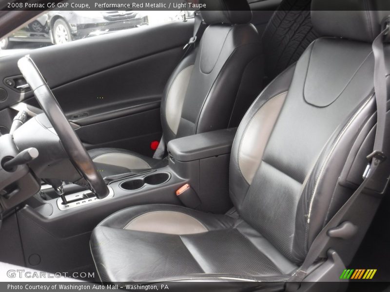 Performance Red Metallic / Light Taupe 2008 Pontiac G6 GXP Coupe