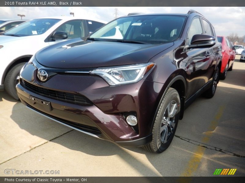 Black / Black 2018 Toyota RAV4 XLE AWD