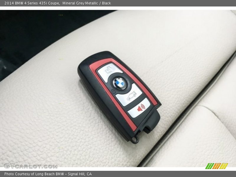 Mineral Grey Metallic / Black 2014 BMW 4 Series 435i Coupe