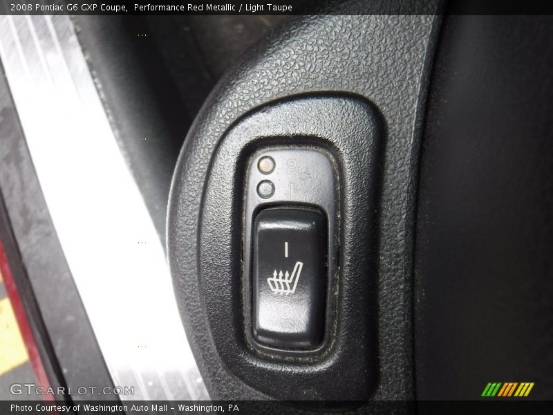 Performance Red Metallic / Light Taupe 2008 Pontiac G6 GXP Coupe