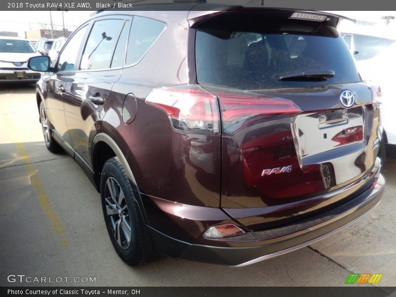 Black / Black 2018 Toyota RAV4 XLE AWD