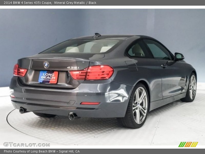 Mineral Grey Metallic / Black 2014 BMW 4 Series 435i Coupe