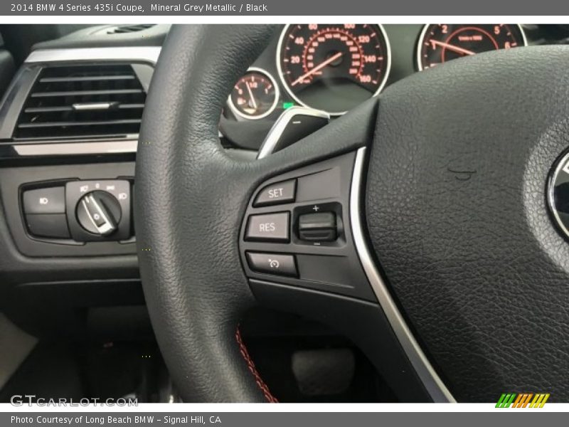 Mineral Grey Metallic / Black 2014 BMW 4 Series 435i Coupe