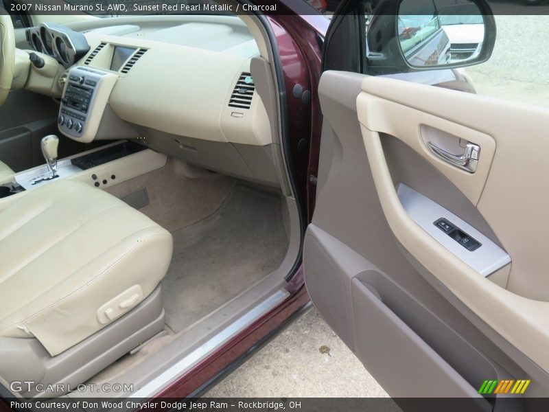 Sunset Red Pearl Metallic / Charcoal 2007 Nissan Murano SL AWD