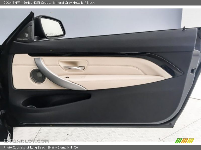 Mineral Grey Metallic / Black 2014 BMW 4 Series 435i Coupe