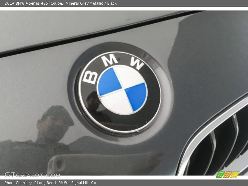 Mineral Grey Metallic / Black 2014 BMW 4 Series 435i Coupe