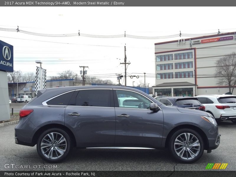 Modern Steel Metallic / Ebony 2017 Acura MDX Technology SH-AWD