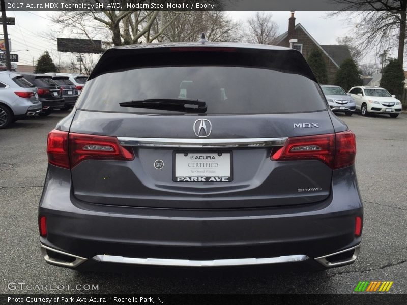 Modern Steel Metallic / Ebony 2017 Acura MDX Technology SH-AWD