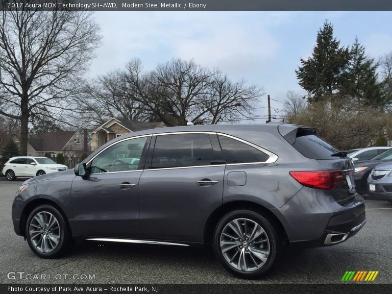 Modern Steel Metallic / Ebony 2017 Acura MDX Technology SH-AWD