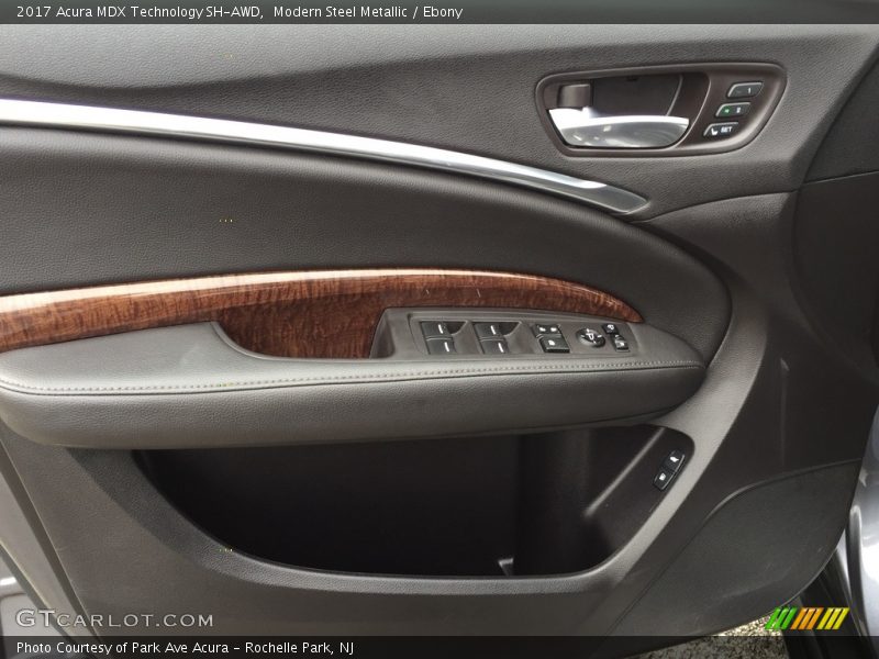 Modern Steel Metallic / Ebony 2017 Acura MDX Technology SH-AWD