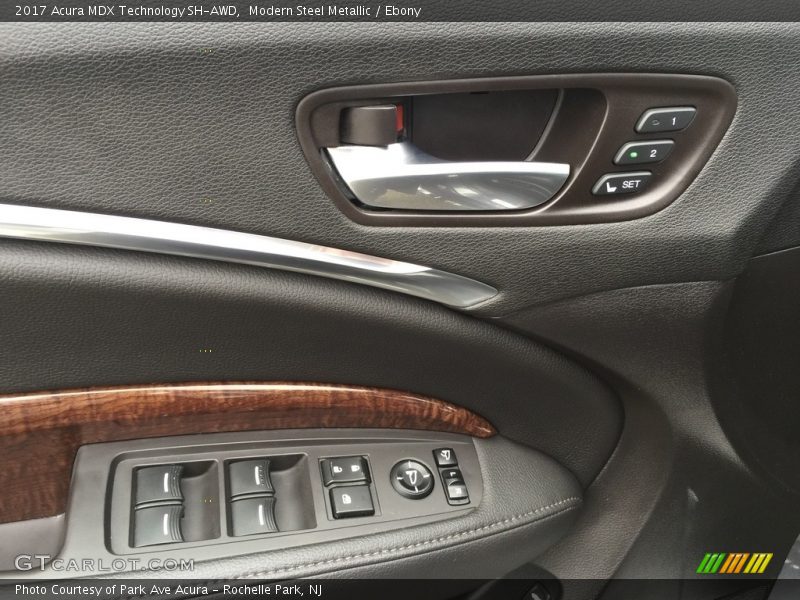 Modern Steel Metallic / Ebony 2017 Acura MDX Technology SH-AWD