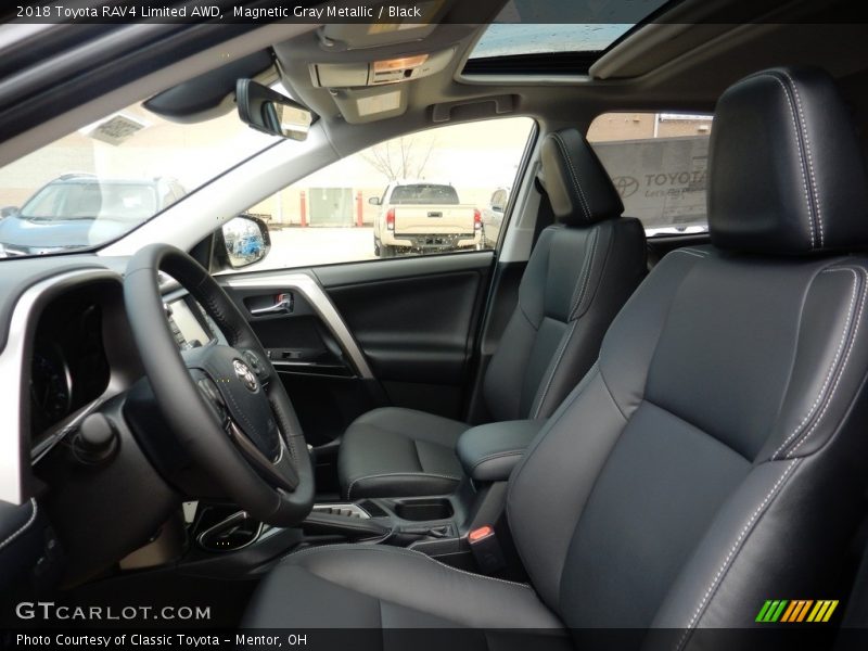 Magnetic Gray Metallic / Black 2018 Toyota RAV4 Limited AWD