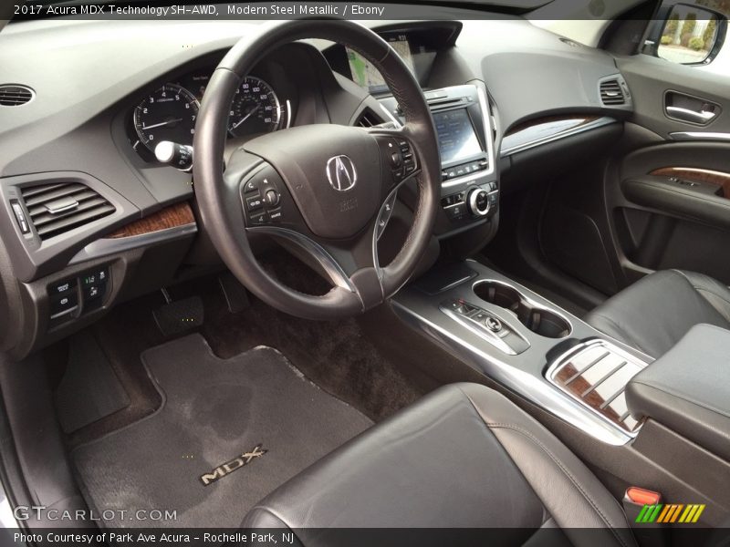 Modern Steel Metallic / Ebony 2017 Acura MDX Technology SH-AWD