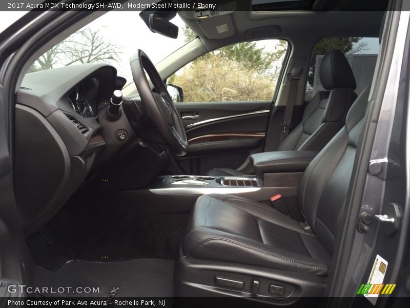 Modern Steel Metallic / Ebony 2017 Acura MDX Technology SH-AWD