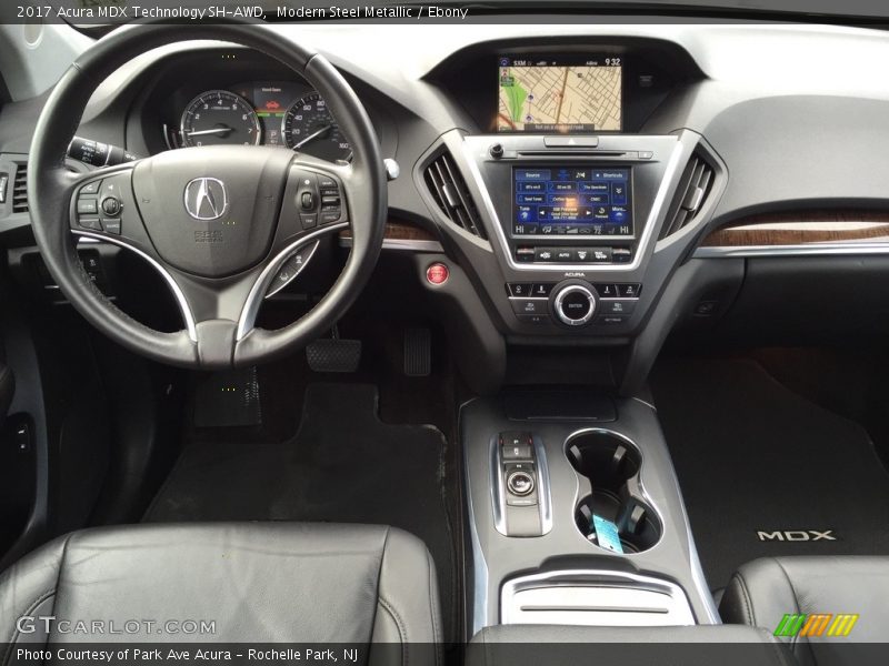Modern Steel Metallic / Ebony 2017 Acura MDX Technology SH-AWD