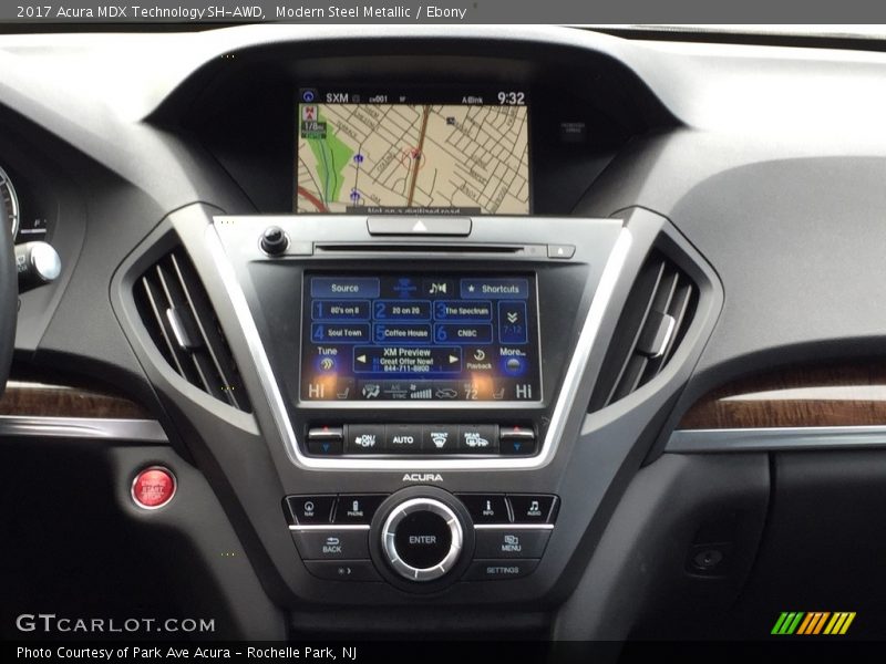 Modern Steel Metallic / Ebony 2017 Acura MDX Technology SH-AWD
