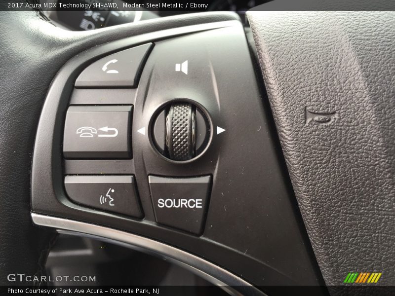 Modern Steel Metallic / Ebony 2017 Acura MDX Technology SH-AWD