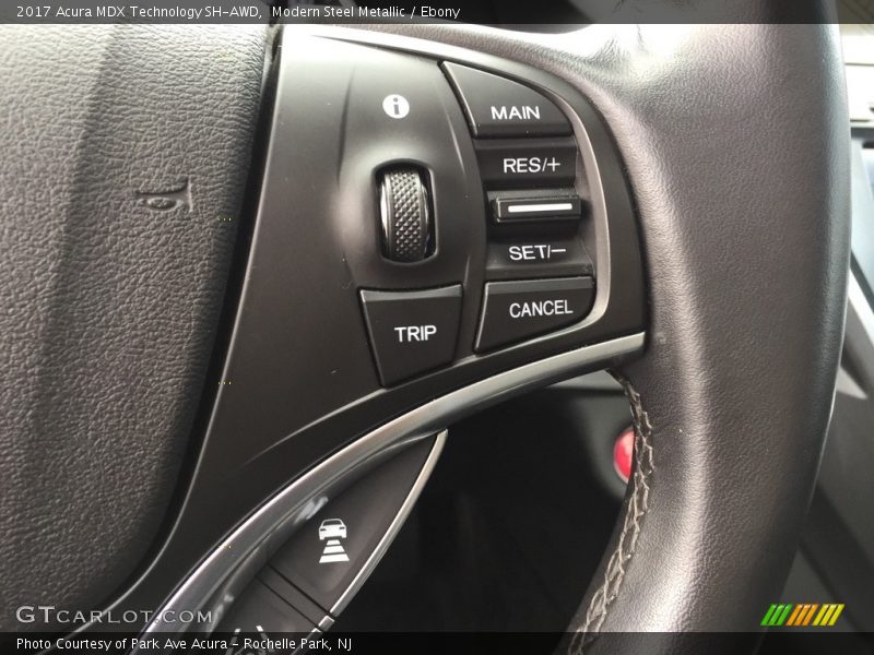 Modern Steel Metallic / Ebony 2017 Acura MDX Technology SH-AWD