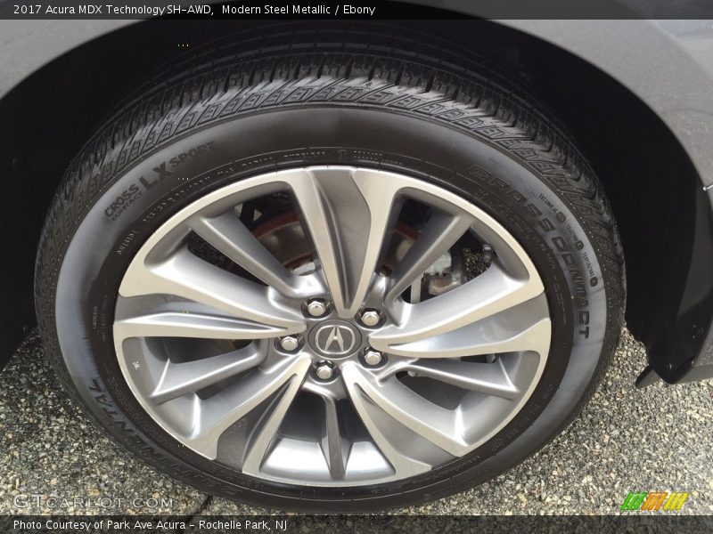 Modern Steel Metallic / Ebony 2017 Acura MDX Technology SH-AWD